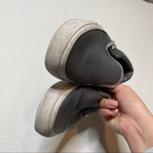 Vans Perforated Perf Leather Classic Slip Ons - Picture 4 of 6